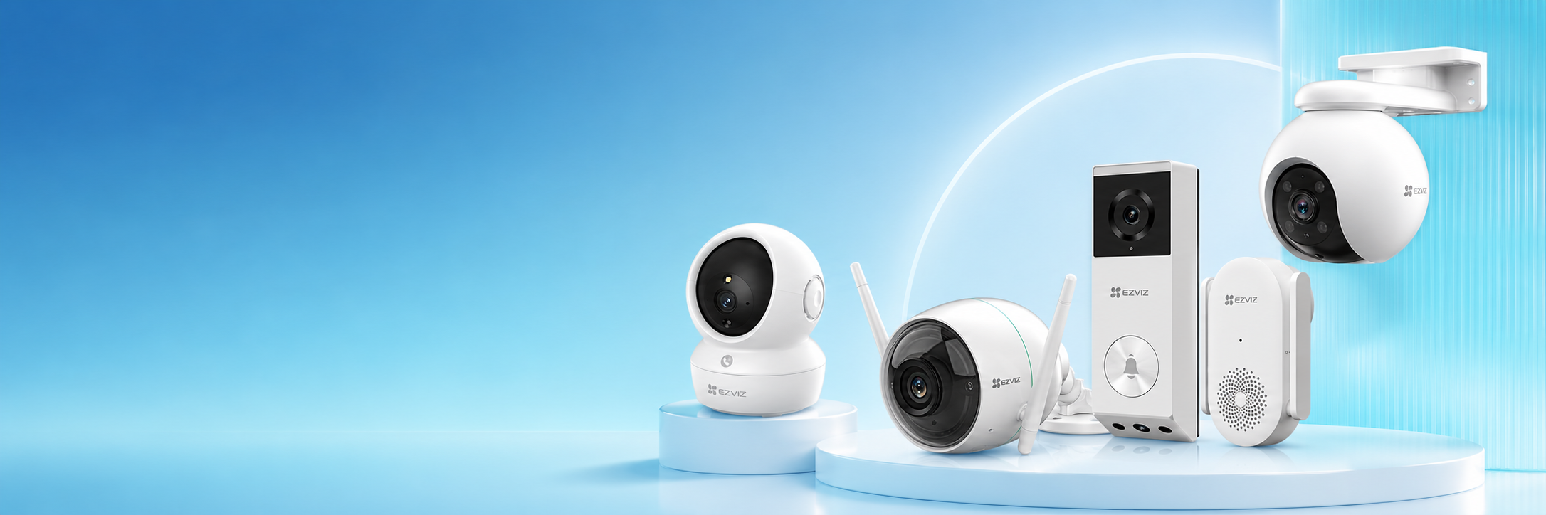 EZVIZ smart CCTV camera for home and office security in Dubai UAE