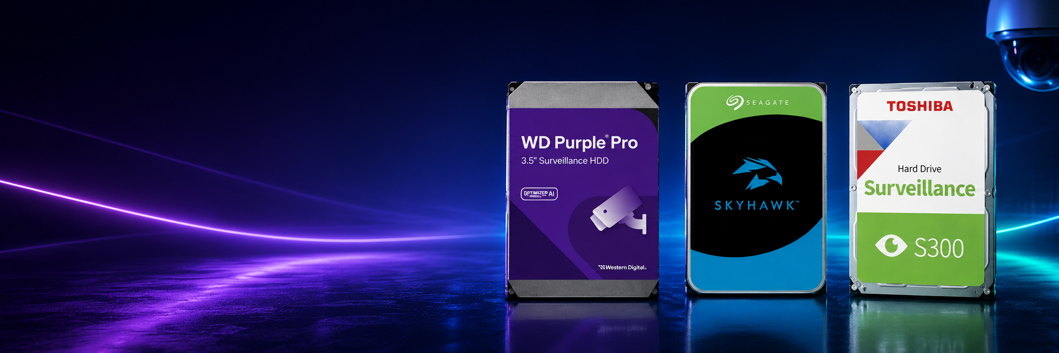 Surveillance hard disk HDD for CCTV DVR and NVR systems in Dubai UAE by Starface Security Solutions
